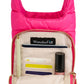 Bright Pink HydroBag® with Navy and Pink Strap