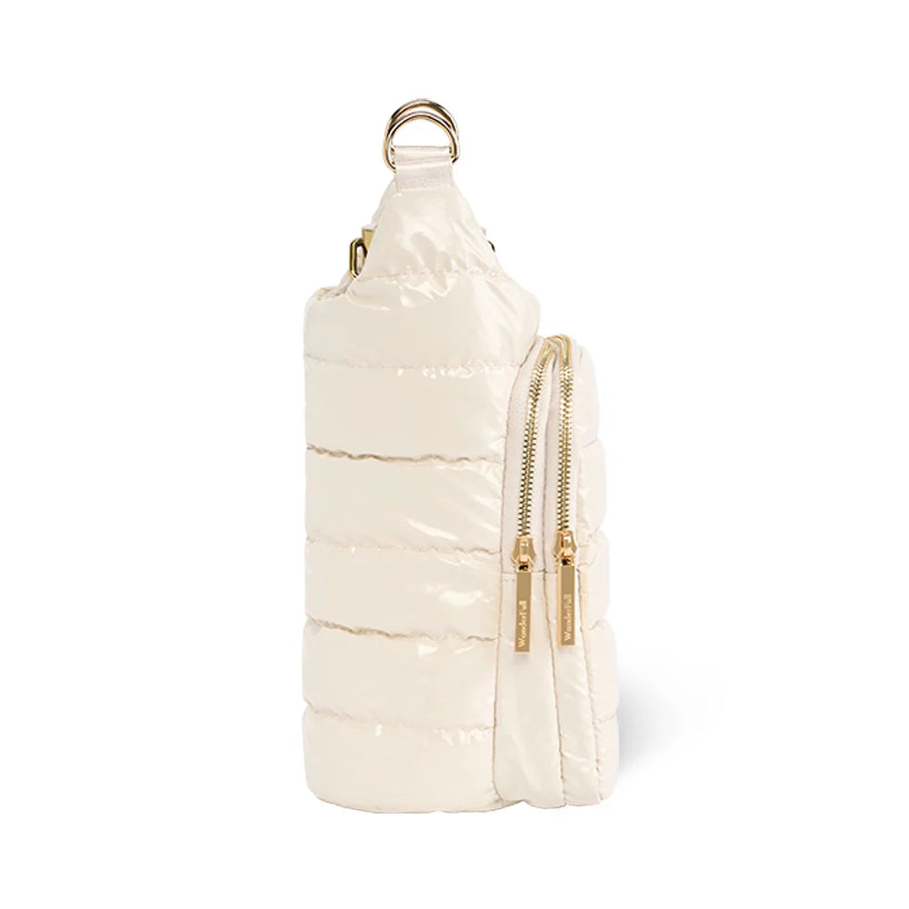 Ivory Lacquer HydroBag® with Light Patterned Strap