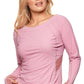 Her Majesty Long Sleeve Top - Malva