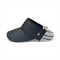 THE LEATHER VISOR - NAVY BASKETWEAVE, LE CLUB ELASTIC & GOLD