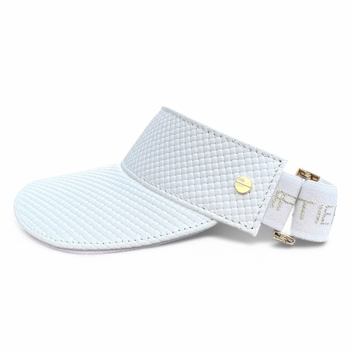 THE LEATHER VISOR - BLANC TRESSÊ & GOLD (LTD. ED.)