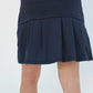 Kick Pleat Golf Skort - Navy