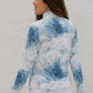 Cloud Print Long Sleeve Shirt