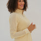 Butterscotch - Women's Sheer Long Sleeve Golf Shirt (Ladder Design)