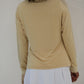 Butterscotch - Women's Sheer Long Sleeve Golf Shirt (Ladder Design)
