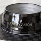 Haute Diggity Dog - Black Checker Chewy Vuiton Bowl