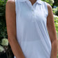 Sleeveless Polo - Pique