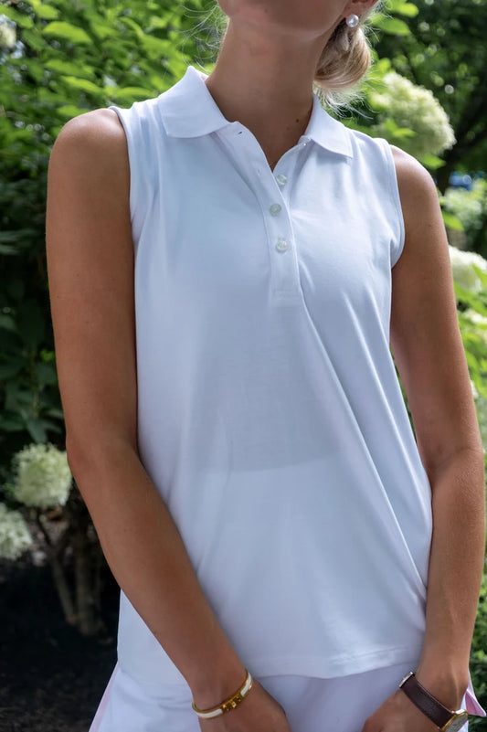 Sleeveless Polo - Pique