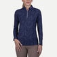 Sunshine Printed Half-Zip - Atlanta Blue