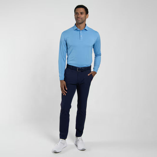Men Soren Stripe Polo Long Sleeve