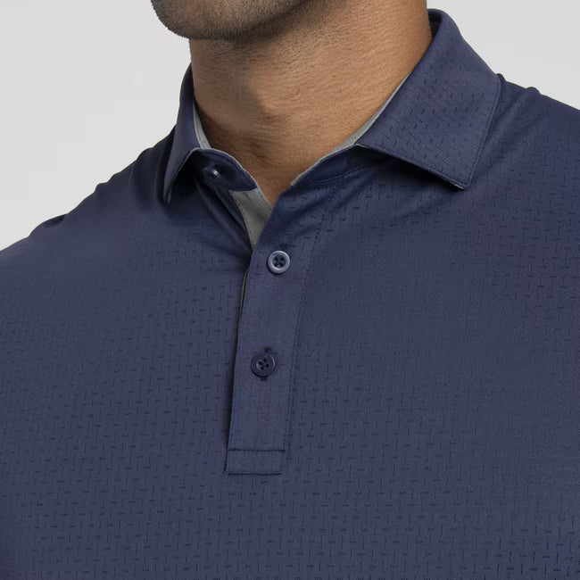 Men's Savin Structure Polo - Atlanta Blue