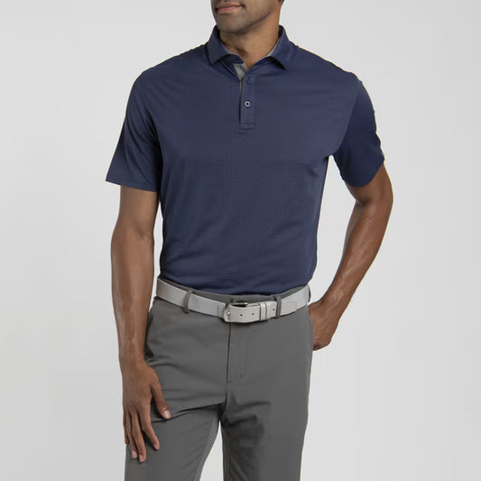 Men's Savin Structure Polo - Atlanta Blue