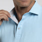 Men's Savin Structure Polo - Poolside
