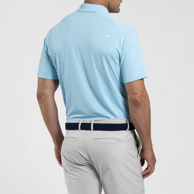 Men's Savin Structure Polo - Poolside