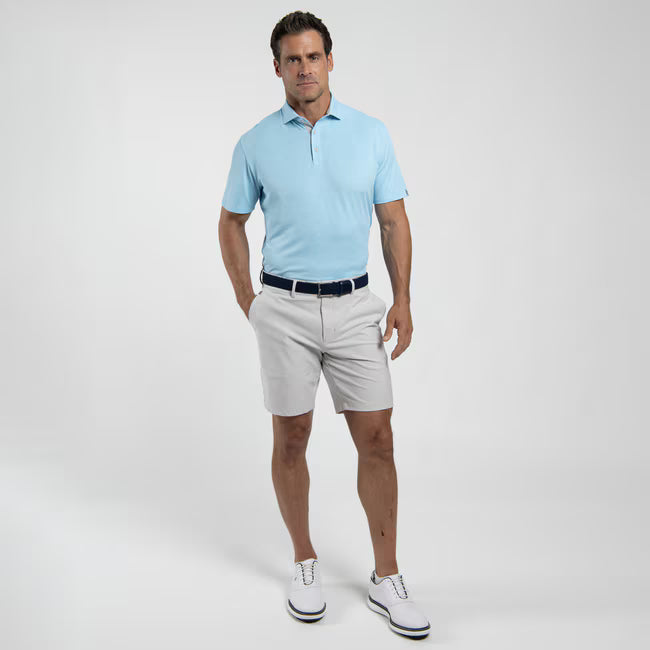 Men's Savin Structure Polo - Poolside