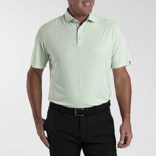 Men's Savin Structure Polo - Agave