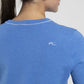 Women's Kicki V-Neck Sweater - Yonder/White