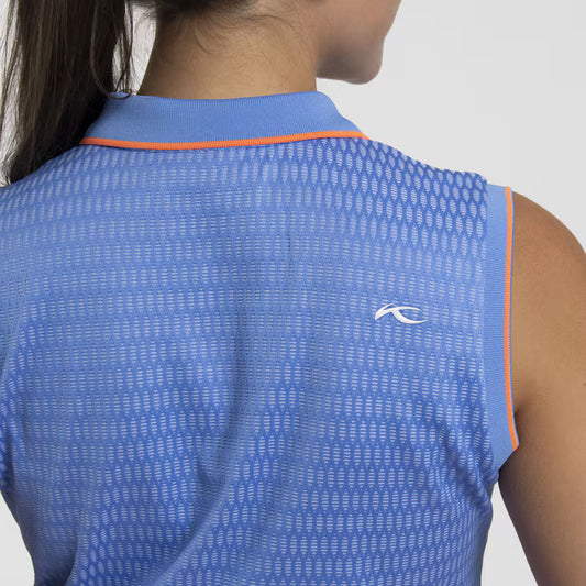 Yonder/White - Women Ella Structure Sleeveless Polo