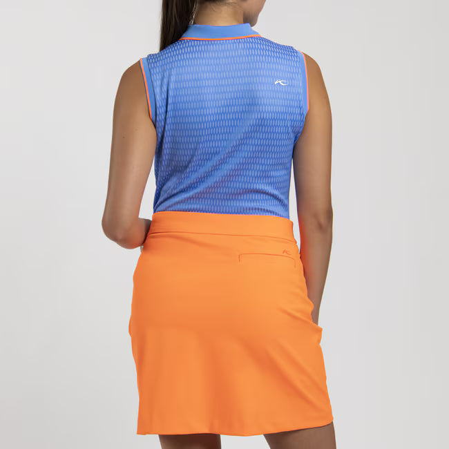 Yonder/White - Women Ella Structure Sleeveless Polo