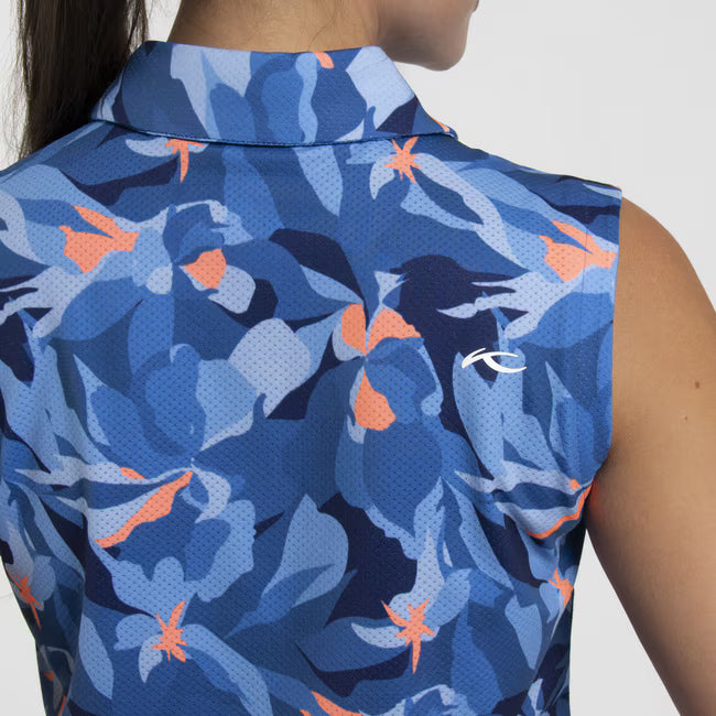 Yonder/Atlanta Blue - Women Eve Sleeveless Polo
