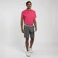 Men's Savin Structure Polo - Rhubarb