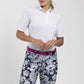 White - Women's Lee Half-Sleeve Polo