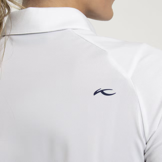 White - Women's Lee Half-Sleeve Polo