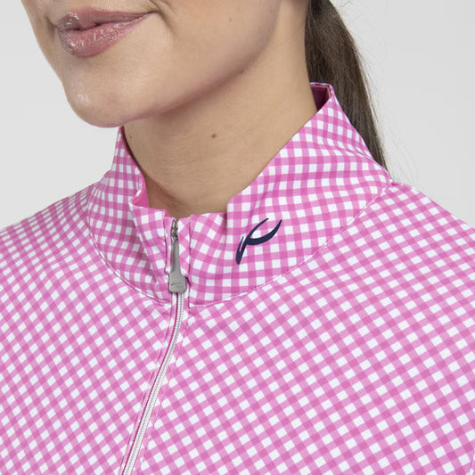 Womens Sunshine Printed Half-Zip
