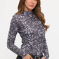 Black Lace Mockneck