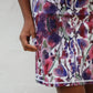 A-Line Art Golf Skort - Anemone