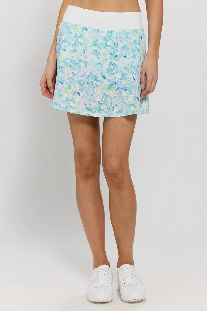 Swing Skort Printed 15" - Floral/White