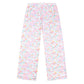 Mahjong Women’s Button Front Long Pajama Set