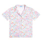 Mahjong Women’s Button Front Short Pajama Set