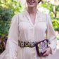 Morning Glory Floral Embroidered Wool Belt