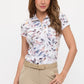 Dancing Equestrian 1/4 Zip Short Sleeve - Mystic Leaves