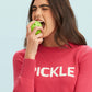 Pickle Sweater - Raspberry