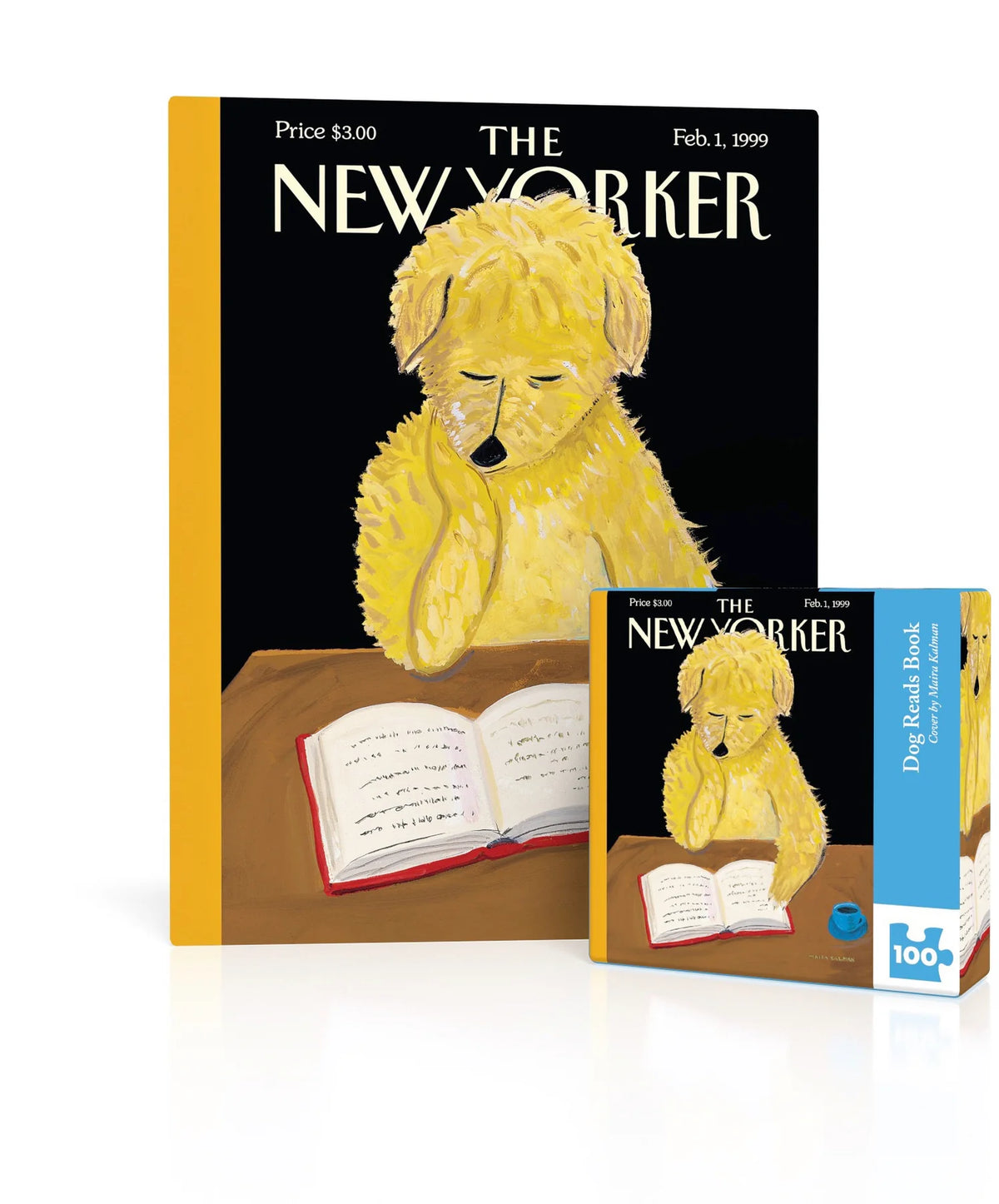 Dog Reads Book Mini Puzzle (100Pc)