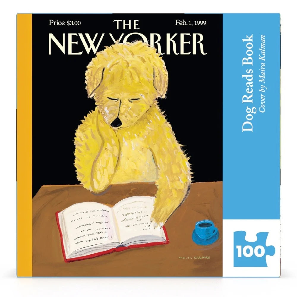 Dog Reads Book Mini Puzzle (100Pc)