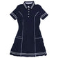 Women’s Luxury Dress – Golf, Tennis, Pickleball, Athleisure - Navy / White