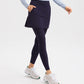 NEW Pleat Back Skirted Legging - Navy