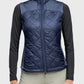 Full Zip Quilted Vest - Navy