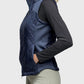 Full Zip Quilted Vest - Navy