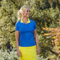 Stellar Stretch Skort 17" - Lemon