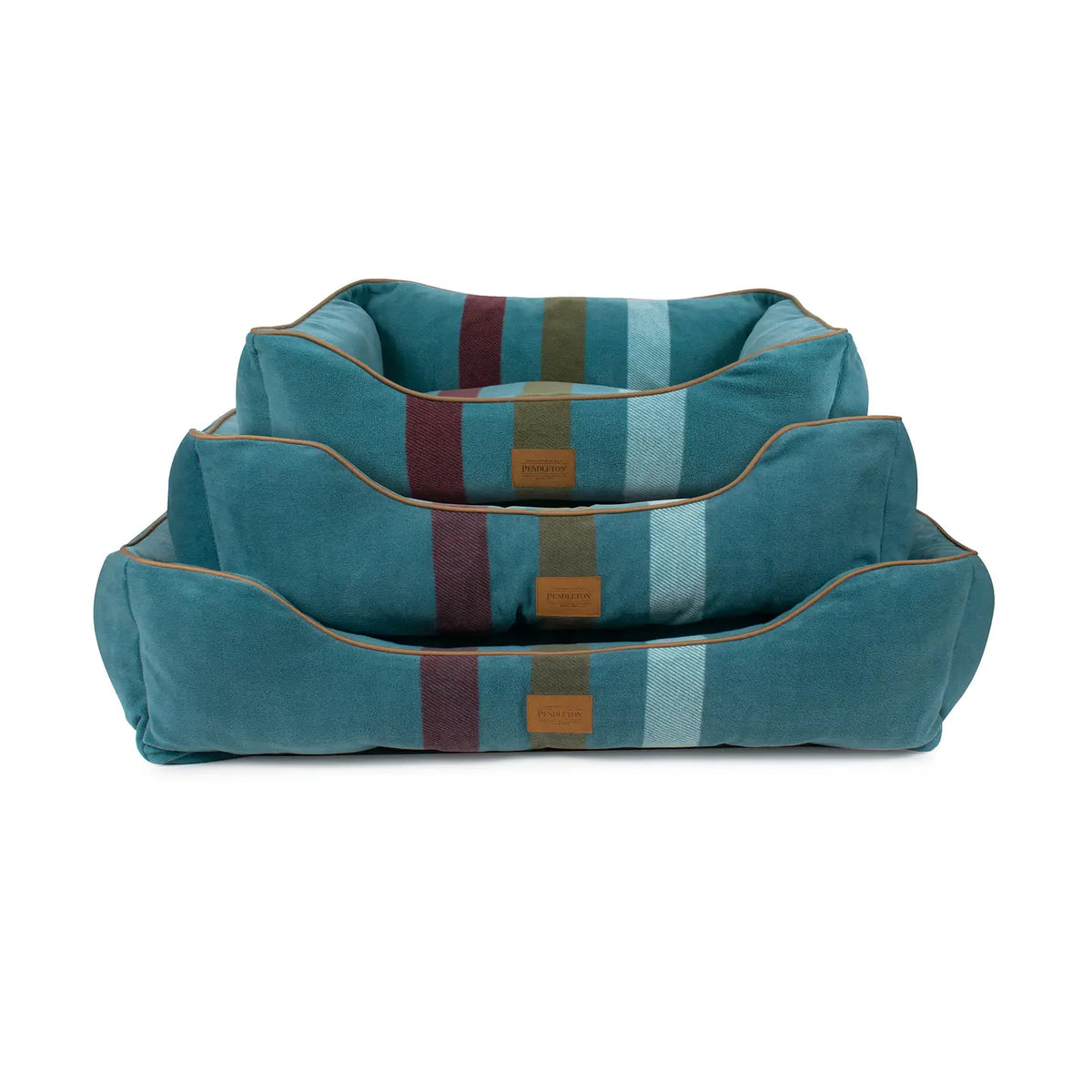 Pendleton Cabin Stripe Fleece Kuddler Dog Bed