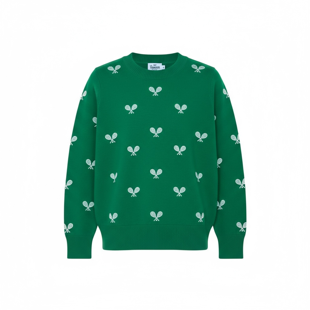 Tennis Sweater - Haley Green