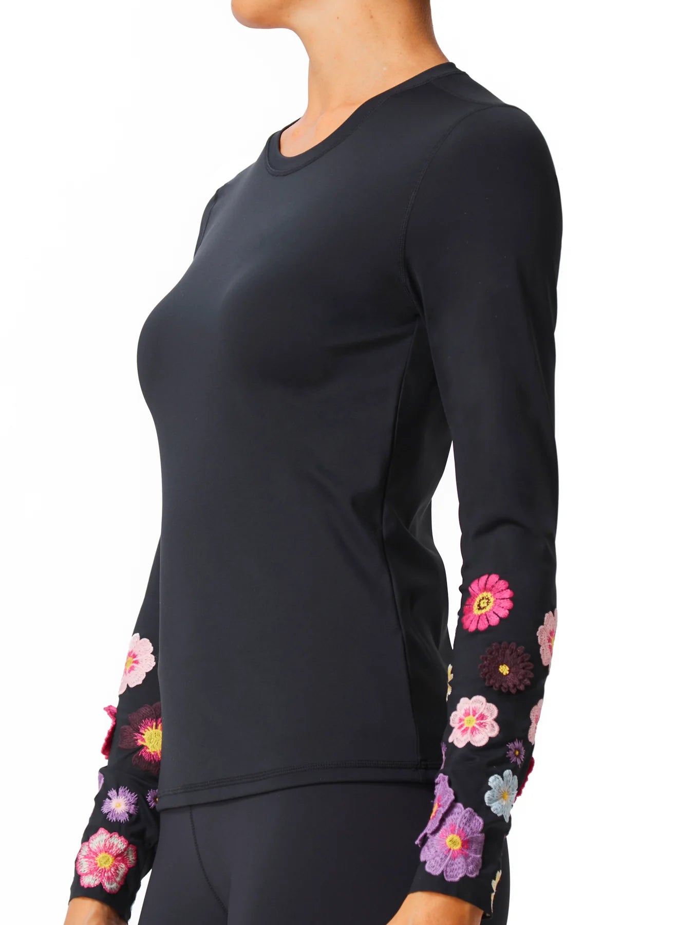 Bouquet Long Sleeve Top - Pink Floral