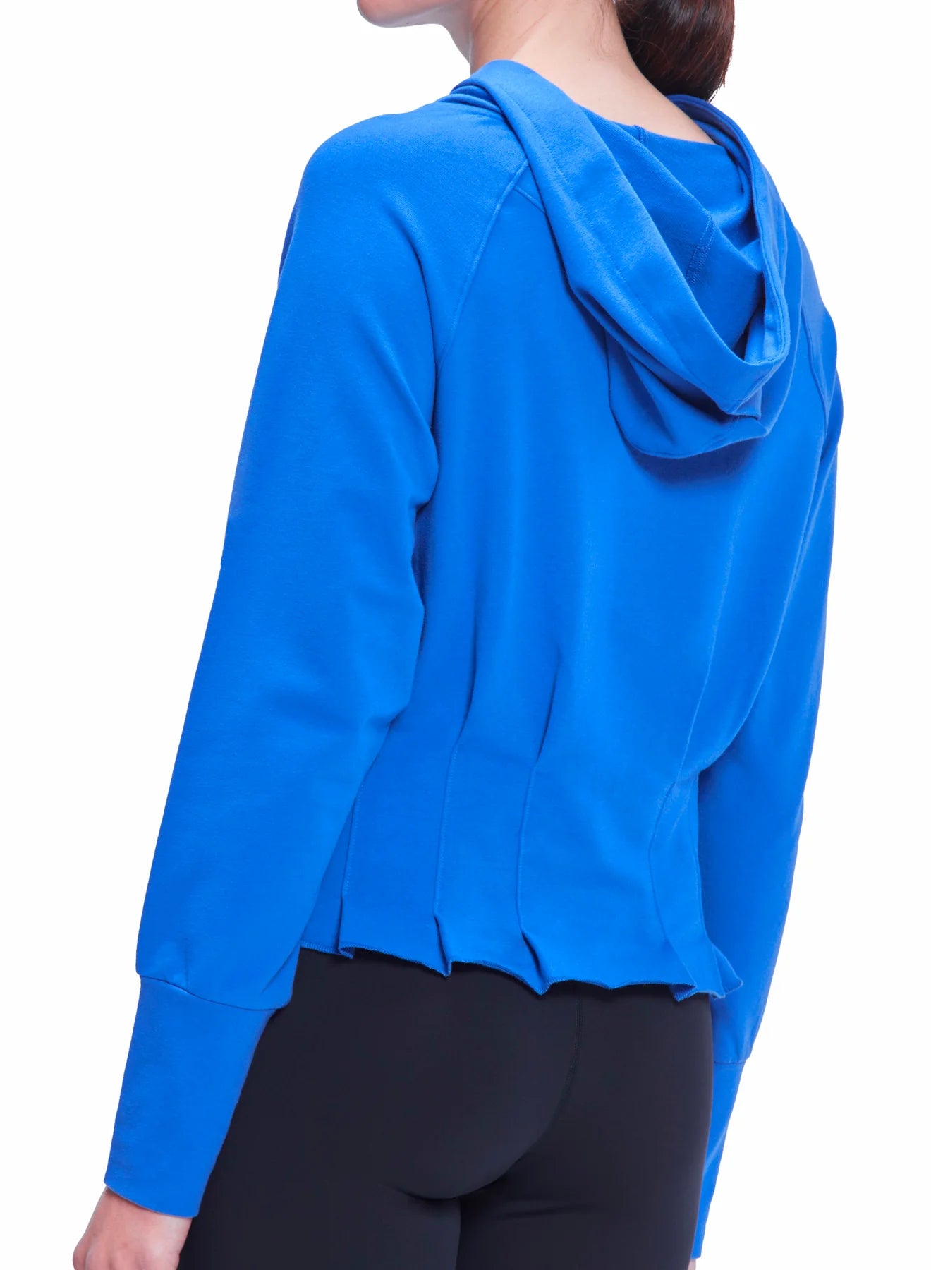 Pleated Hoodie by Urban Savage - Royal