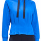 Pleated Hoodie by Urban Savage - Royal