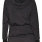 Pleated Hoodie by Urban Savage - Black