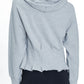 Pleated Hoodie by Urban Savage - Gray Melange